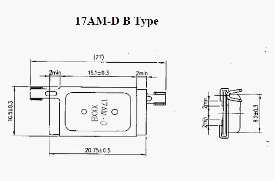 el VDE termal de la UL kc del protector 50-170℃ del motor de 17AM-D+PTC 250V 8A 125V 10A APROBÓ